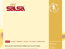 Tablet Screenshot of mc-salsa.de
